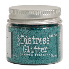 Peacock Feathers Distress Glitter