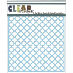 Clear Scraps Stencil - Quaterfoil