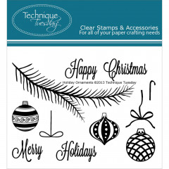 Clear Stamps - Holiday Ornaments