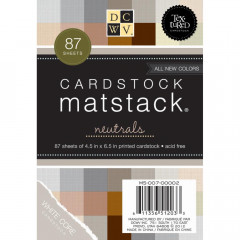 Cardstock Mat Stack Neutrals