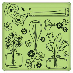 Cling Stamps - Flower
