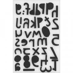 Idea-Ology Cling Foam Stamps - Cutout Lowercase Alpha and Number