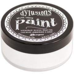 Dylusions Paint - White Linen