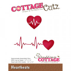 CottageCutz Die - Heartbeats