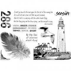 Unmounted Rubber Stamp - Call Of The Sea