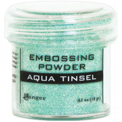 Embossing Pulver - Aqua Tinsel