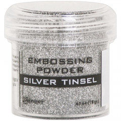 Embossing Pulver - Silver Tinsel