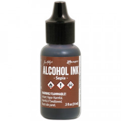 Alcohol Ink - Sepia
