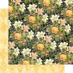 Floral Shoppe Designpapier - Indigo Lilies