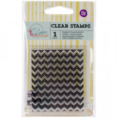 Clear Stamps - Bloom Chevron Background