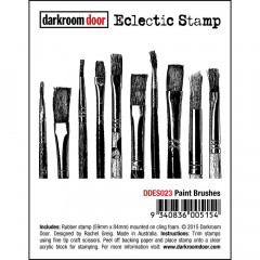 Darkroom Door Cling Stamps - Paint Brushes