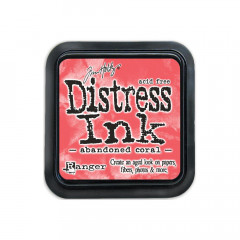 Distress Ink Kissen - Abandoned Coral