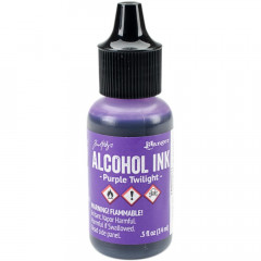 Alcohol Ink - Purple Twilight