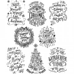 Cling Stamps Tim Holtz - Doodle Greetings