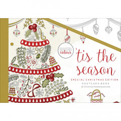 KaiserColour Tis The Season Christmas Postcard Book
