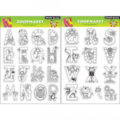 Clear Stamps - Zoophabet