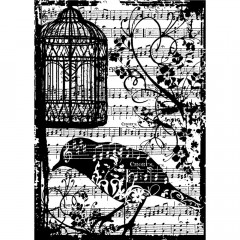 Cling Rubber Stamps - Birdsong
