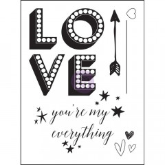 Clear Stamps - Love Clippings