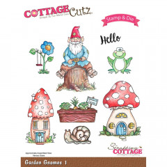 Clear Stamps and Dies - Garden Gnomes 1