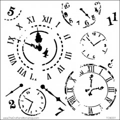 Crafters Workshop 12x12 Templates - Time Travel