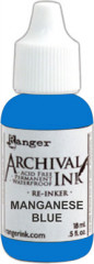 Archival Re-Inker - Manganese Blue