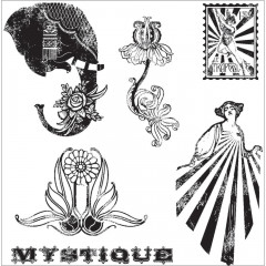 Cling Stamps - Le Cirque 2