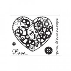 Clear Stamps - Love Makes The World Go Round