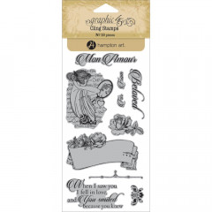 Cling Stamps - Mon Amour 1