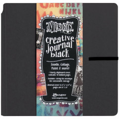Dylusions Creative Black Square Journal 8x8