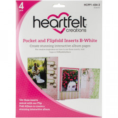 Pocket and Flipfold Inserts B - White
