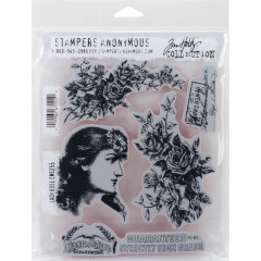 Cling Stamps Tim Holtz - Lady Rose