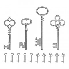 Idea-Ology Metal Adornments - Silver Keys