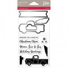 Shaker Clear Stamps + Die Set - Loads Of Cheer