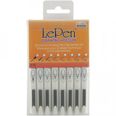 Le Pen Technical Drawing Set (8 Stifte)
