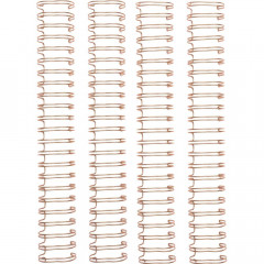 Wire Binder 1 Inch The Cinch - Rose Gold (4er Packung)