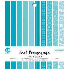 Teal Promenade 6x6 Paper Pad