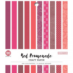 Red Promenade 6x6 Paper Pad
