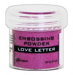 Embossing Powder - Love Letter