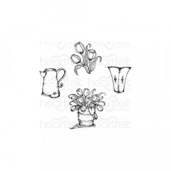 Cling Stamps - Tulip Bouquet