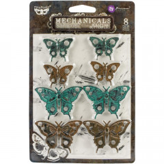 Mechanicals Metal Embellishments - Scrapyard Butterflies