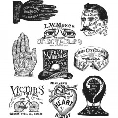 Cling Stamps Tim Holtz - Eclectic Adverts
