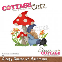 CottageCutz Dies - Sleepy Gnome W/Mushrooms