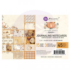 Autumn Sunset Journaling Cards 4x6