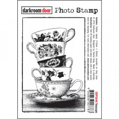 Darkroom Door Cling Stamps - Teacups