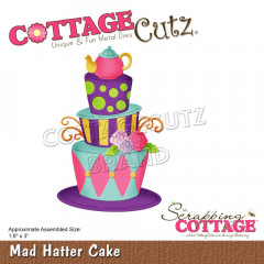 CottageCutz Dies - Mad Hatter Cake