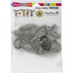 Cling Stamps - House Mouse Light Note