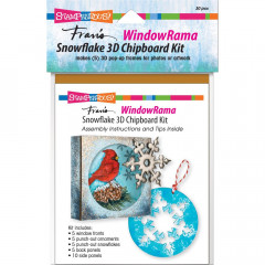 Windowrama 3D Chipboard Kit - Snowflake