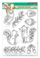 Clear Stamps - Acorn and Animals