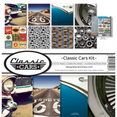 Classic Cars 12x12 Collection Kit