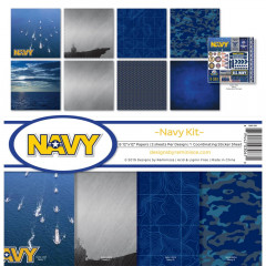 Navy 12x12 Collection Kit